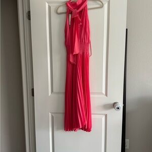 Chic Pink Halter Dress